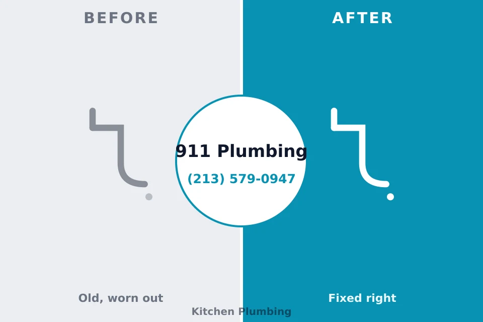 Before and after: plumbing company Hackberry, TX